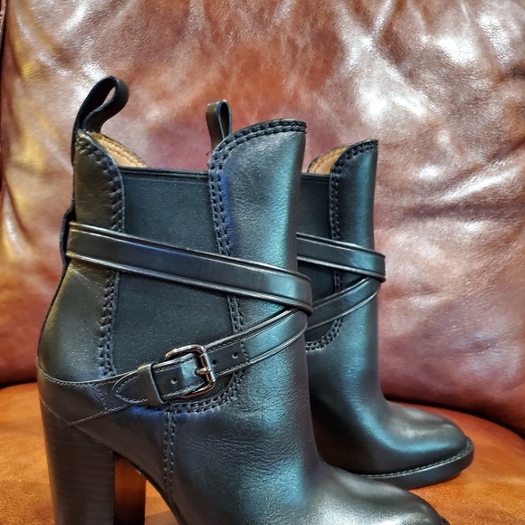 Coach Shoes - Coach Black leather ankle boots